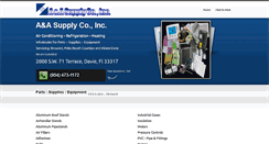 Desktop Screenshot of aasupplyco.com
